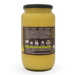 Organic Natural Pure A2 Cow Bilona Ghee By Active Moo Farms | Good Source Of Vitamin A, E & Healthy Shudh Cow Ghee Perfect For Baking | (1 Litre) 33.8 Ounce | Jar Pack