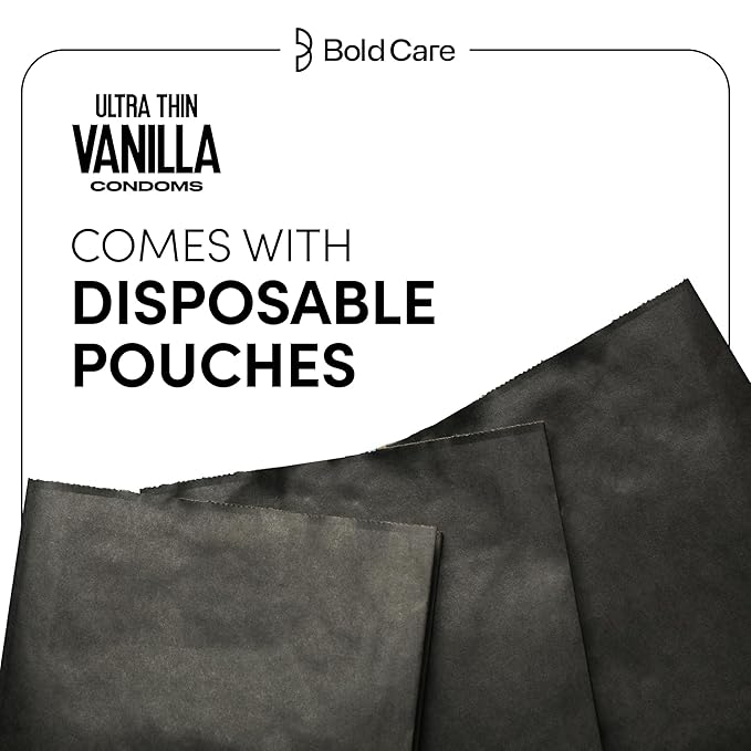 Bold Care 404 Super Ultra Thin Vanilla Flavored Condoms For Men - 10 Count (Pack Of 3)