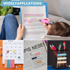 Sticky Tabs For Notebooks Sticky Index Tabs Book Tabs Page Markers - 2 Packs X 400 Pcs