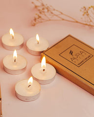 CUPS TEALIGHT CANDLE | 3 HOUR BURNING TIME UNSCENTED PACK OF 10 BEST FOR DECOR