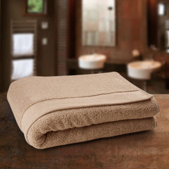 Spread Spain 100% Cotton Bath Towels 500 Gsm | Resort Bath Towel, Super Absorbent & Soft Bath Towel Large Size For Men & Women (Beige)