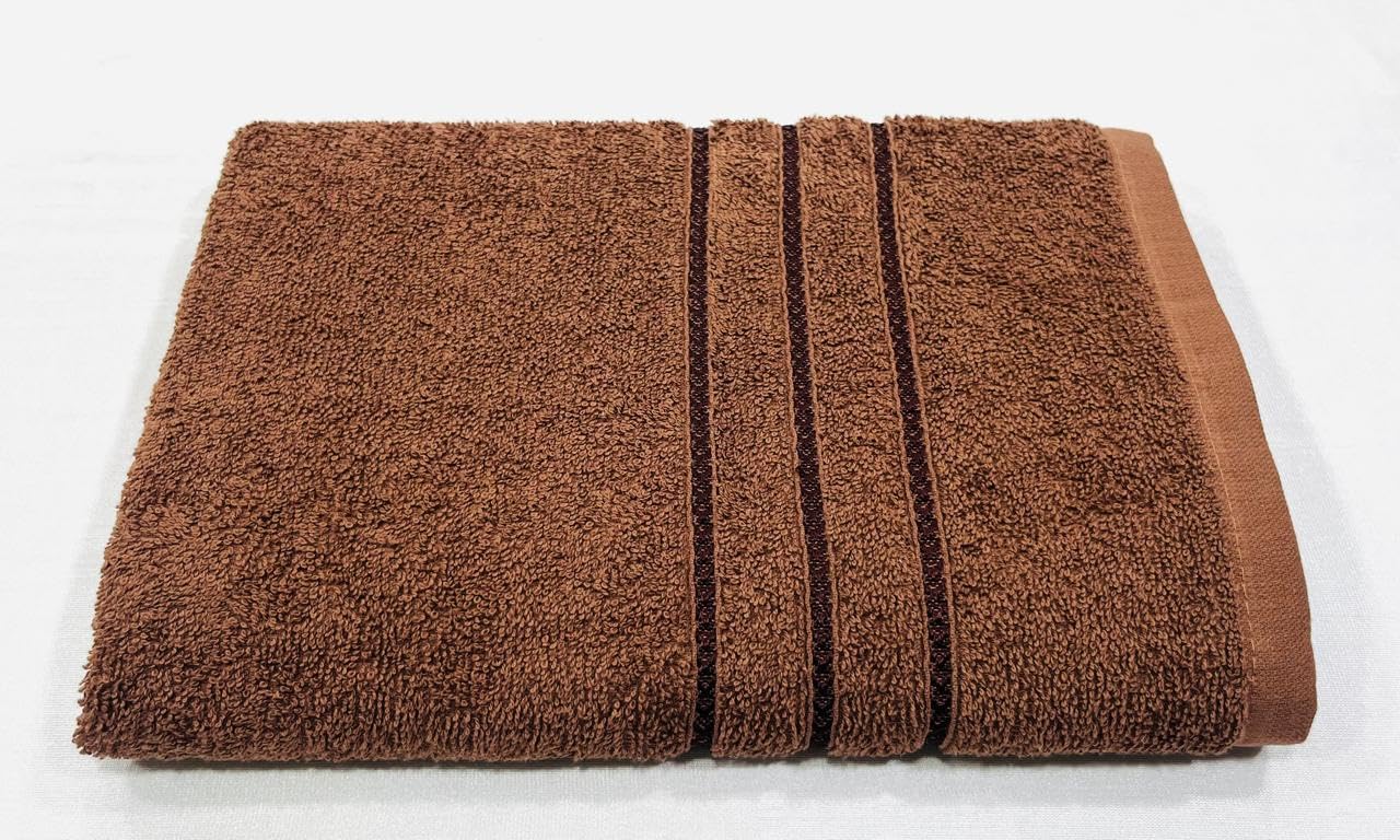 Bombay Dyeing Flora Small Size Bath Towel 500 Gsm - Brown