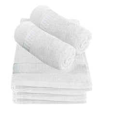 Kuber Industries Cotton Bath Towels 500 Gsm Large Size | Quick Dry Super Absorbent Bathing Towel For Men & Women (White)- Pack Of 5