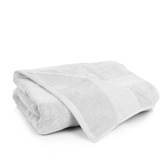 Bombay Dyeing Super Ultrx Zero Twist Plain Dyed 100% Cotton Bath Towel 600 Gsm (White)