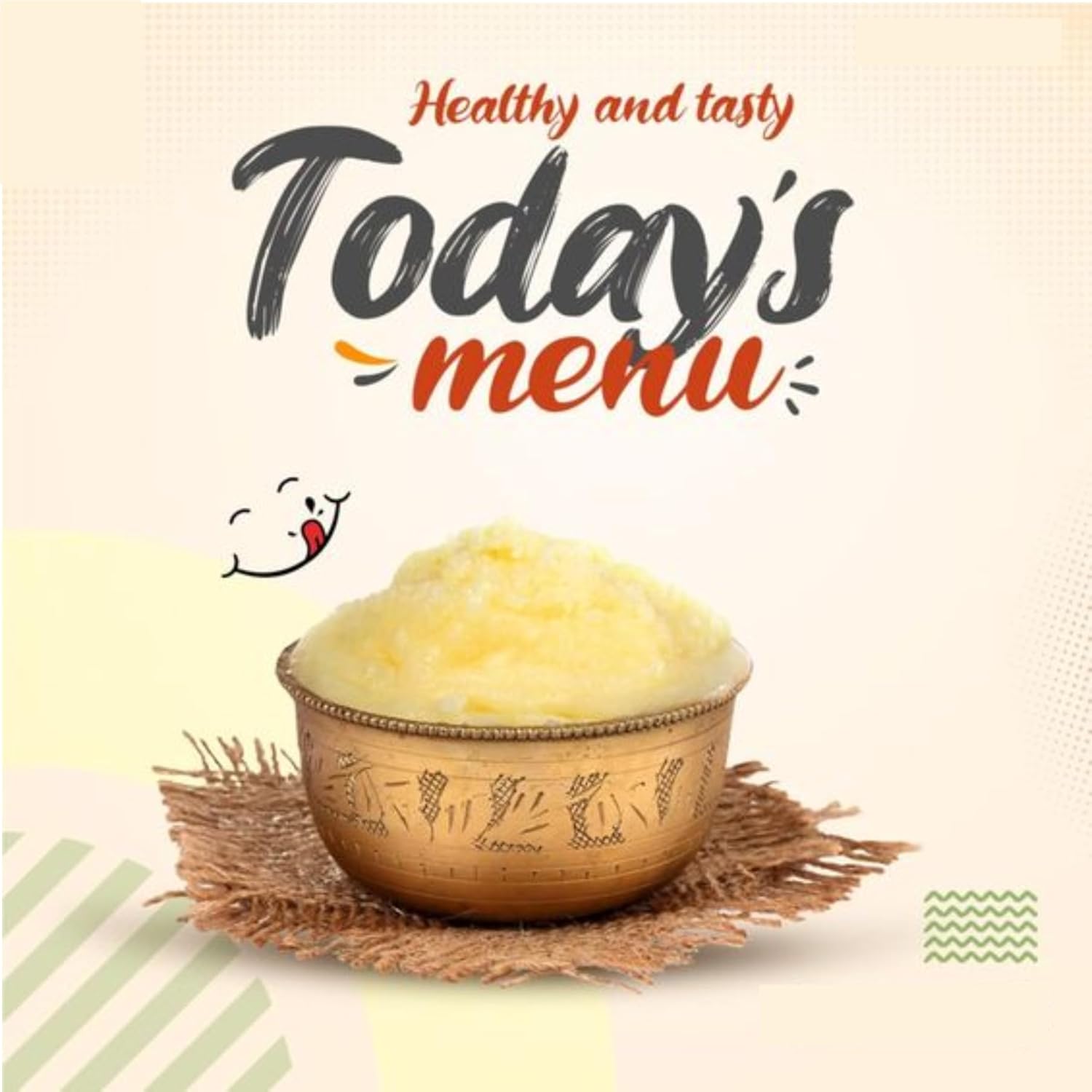 100% Pure Desi Bilona Danedar Cow Ghee By Ovlin | Good Source Of Healthy & Nutritious Desi Cow Ghee Perfect For Sweets & Laddus | 2 Litre (1 Litr * 2) 67.6 Ounce | Box Pack