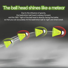Sunkizzrs Nylon Badminton Shuttlecocks , For Outdoor Indoor Sport Activities | Yellow , Pack Of 4