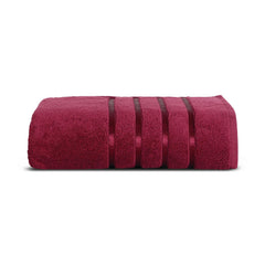 Spread Spain 100% Cotton Bath Towels 600 Gsm | Roman Bath Towel Large Size Soft, Fluffy & Absorbent - Marsala New