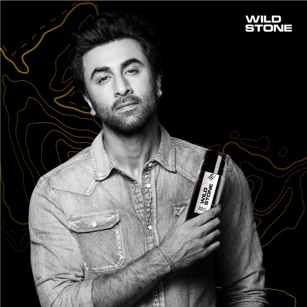 Wild Stone Night Rider Deodorant Body Spray 150ml 5.0 Fl.oz. | Perfect Gift For Husband | Long Lasting Fragrance