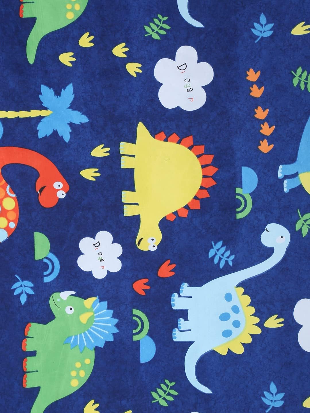 Cartoon Printed Single Bedsheet For Kids With One Pillow Cover - 60 X 90 Inches, Blue | 300 Thread Count - Wrinkle Free Soft Perfect For Everyday Use