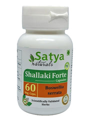Satya Naturals Boswellia Serrata Shallaki Extract Capsules, Highest Potency, 100% Herbal Product | 500mg 60 Veg Capsules 100gm 0.2lbs Each Pack Of 4