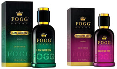 Fogg Scent Make My Day & I Am Queen Eau De Parfum For Women 100ml Each 3.4 Fl.oz. | Perfect For Gifting