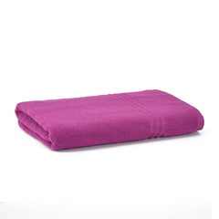 Cotton Bolls Textiles Soft Fabric Bath Towels 250 Gsm Large Size Soft & Absorbent 1 Piece Bath Towel For Men/Women In Daily Use (Purple)