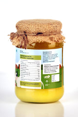 Organic Natural Desi Gir Cow Ghee By Rishyam | Made With Vedic Bilona Method Indian Gir Cow Ghee Good For Dishes | (500ml) 16.9 Ounce | Jar Pack