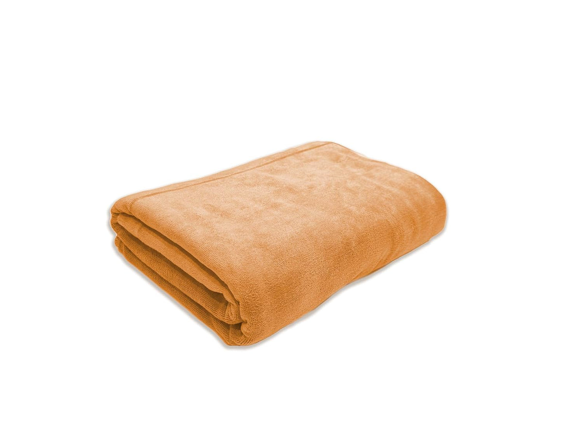 Black Gold The Finer Touch Oversized Microfiber Bath Towel 650 Gsm | Soft Quick-Dry Microfiber Towel For Men & Women (Beige)