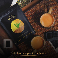 Goklani's Roots Premium Black Tea - 500gm, 17.6 Ounce | Pure Handpicked CTC Leaves - Authentic Indian Smooth Flavor & Robust Taste | Medium Caffeine, Additives Free