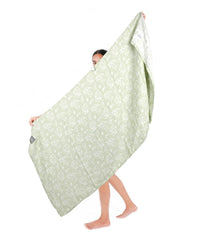 Doctor Towels World'S First Banana Jacquard Floral Bath Towel, Super Soft & High Absorbency Towels For Sensitive Skin, Quick Dry Towels Large Size (Green)