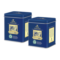 Goodricke Castleton Muscatel Darjeeling Tea - Pack Of 2 X 100gm Tin, 3.5 Ounce Each | Premium Flavored Black Tea With Long Lasting Taste - Single Estate Whole Leaf Tea | 100% Pure Loose Leaves Chai