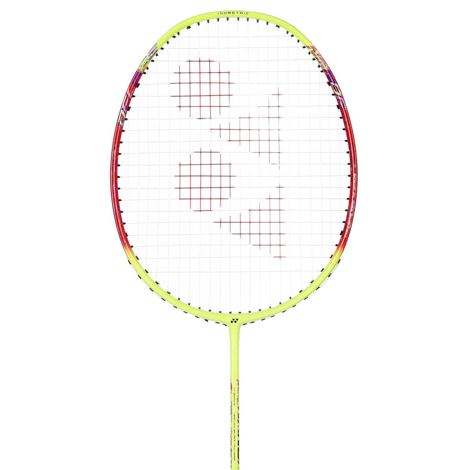 Yonex NANOFLARE 002 ABILITY Graphite Badminton Racquet G4 4u, Colour - Lime & Red, Grip Size - 4 1/2 inches