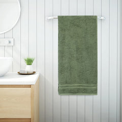 Welhome 100% Cotton Quik Dry Bath Towel 500 Gsm - Green