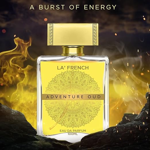 La French Adventure Oud Eau De Parfum 100ml 3.4 Fl.oz. | Long Lasting & Unique Fragrance For UnisexUnisex
