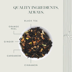 Luxmi Estates Orange Spice Black Tea - 100gm Tin Caddy, 3.5 Ounce, 50 Cups | USDA Certified Organic Tea - Medium Caffeine Black Tea | Rich In Antioxidants, Additives Free