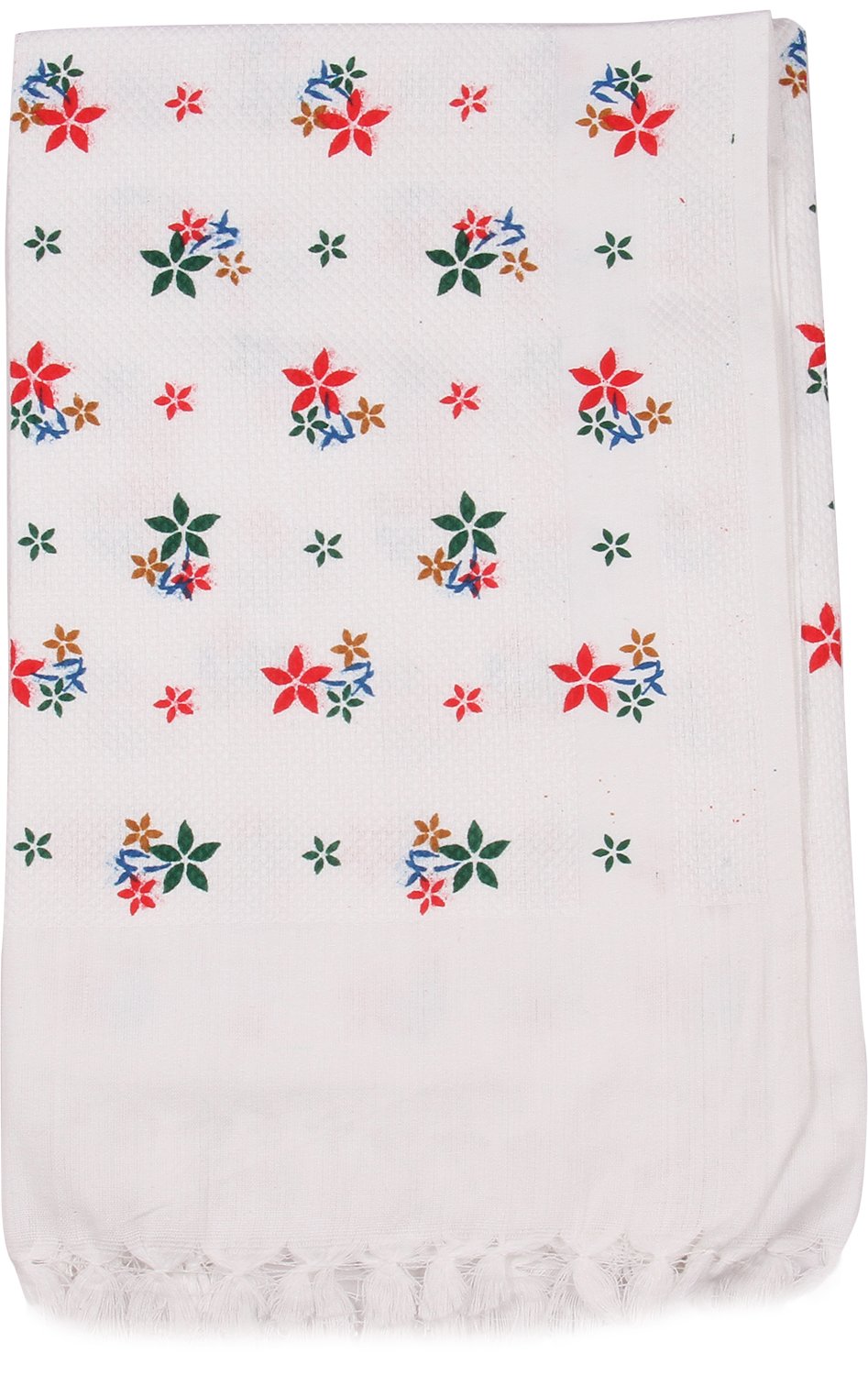Pristine Towels Cotton Blend White Bath Towel (Set Of 3) 240 Gsm