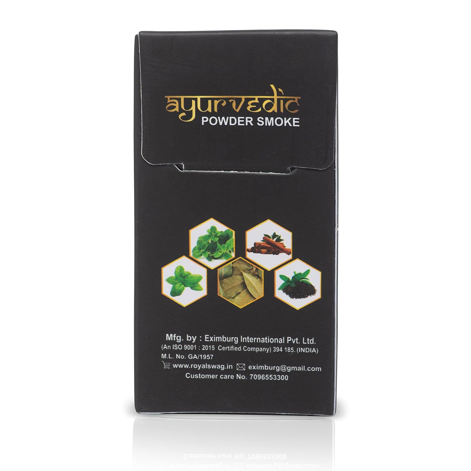 Royal Swag Ayurvedic & Herbal Smokes Cigarettes - Tobacco & Nicotine Free Regular Flavored Pack Of 100 Smoke, Shot-1