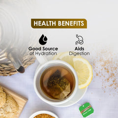 Twinings Green Tea & Lemon - 50gm, 1.7 Ounce, 25 Enveloped Tea Bags | Deliciously Sweet & Tangy Lemon - Low Caffeine Green Tea