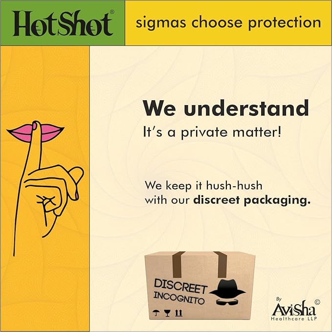Hot Shot Banana Flavored Condom For Men -10 Count