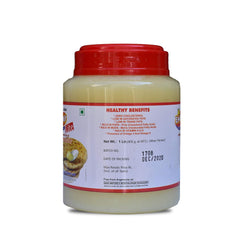 100% Natural Lite Interesterified Veg Fat Vegan Fat Desi Ghee By Emkay | Rich In Vitamin A & D Healthy Pure Desi Ghee Good For Bakes Cookies | (500ml) 16.9 Ounce | Jar Pack