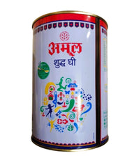 Organic Pure Desi Cow Ghee By Amul | Good Source Of Energy & Vitamin A Healthy Desi Cow Ghee Perfect For Parathe | (1 Litr) 33.8 Ounce | Tin Pack