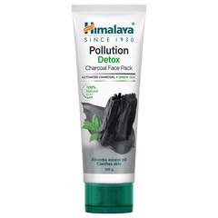 Himalaya Pollution Detox Charcoal Face Pack, Helps Absorb Impurities & Excess Oil Caused By Pollution | 100gm