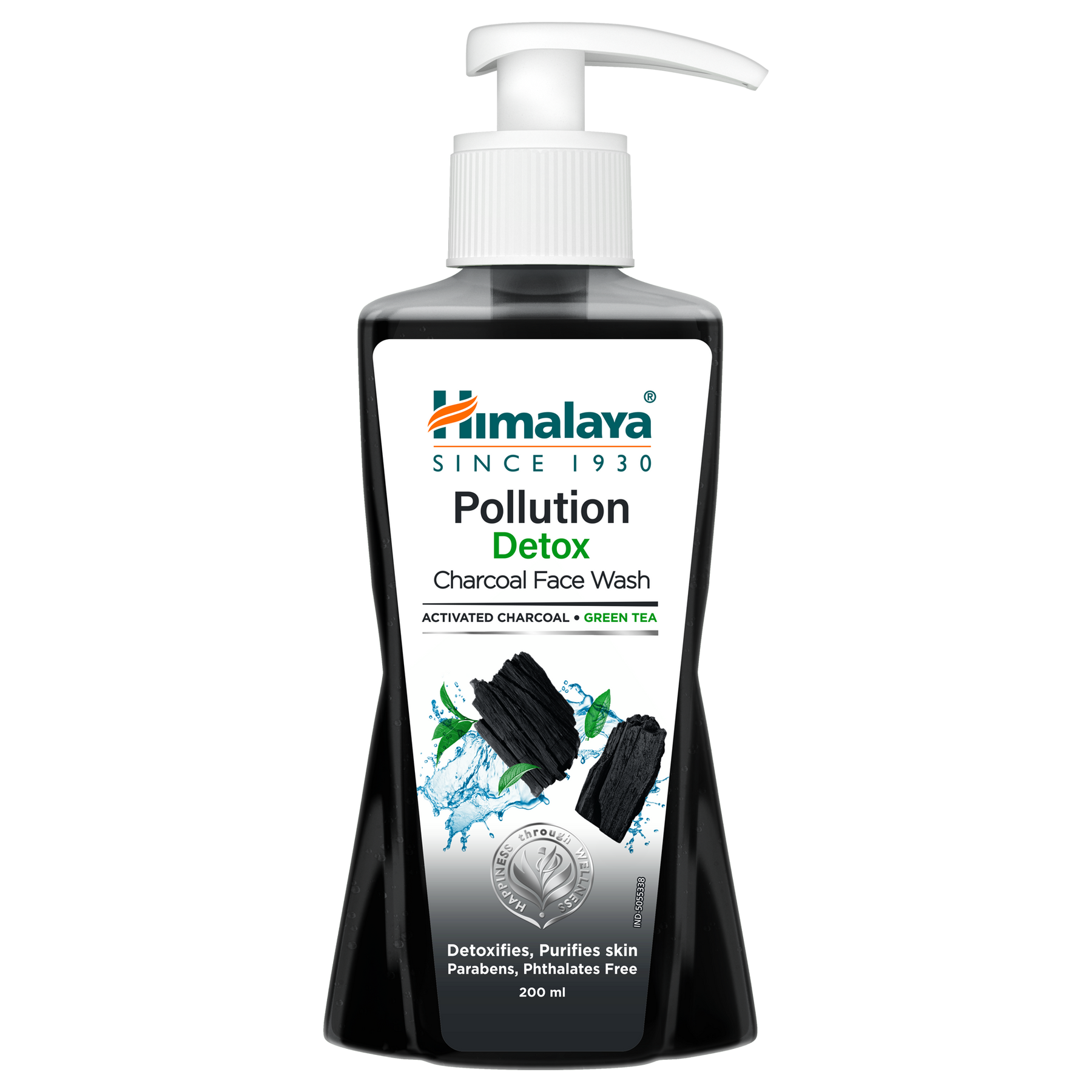 Himalaya Pollution Detox Charcoal Face Wash, Detoxifies & Purifies Skin | 200ml
