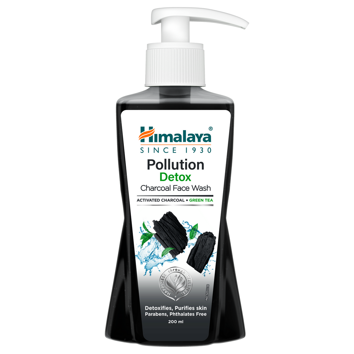Himalaya Pollution Detox Charcoal Face Wash, Detoxifies & Purifies Skin | 200ml