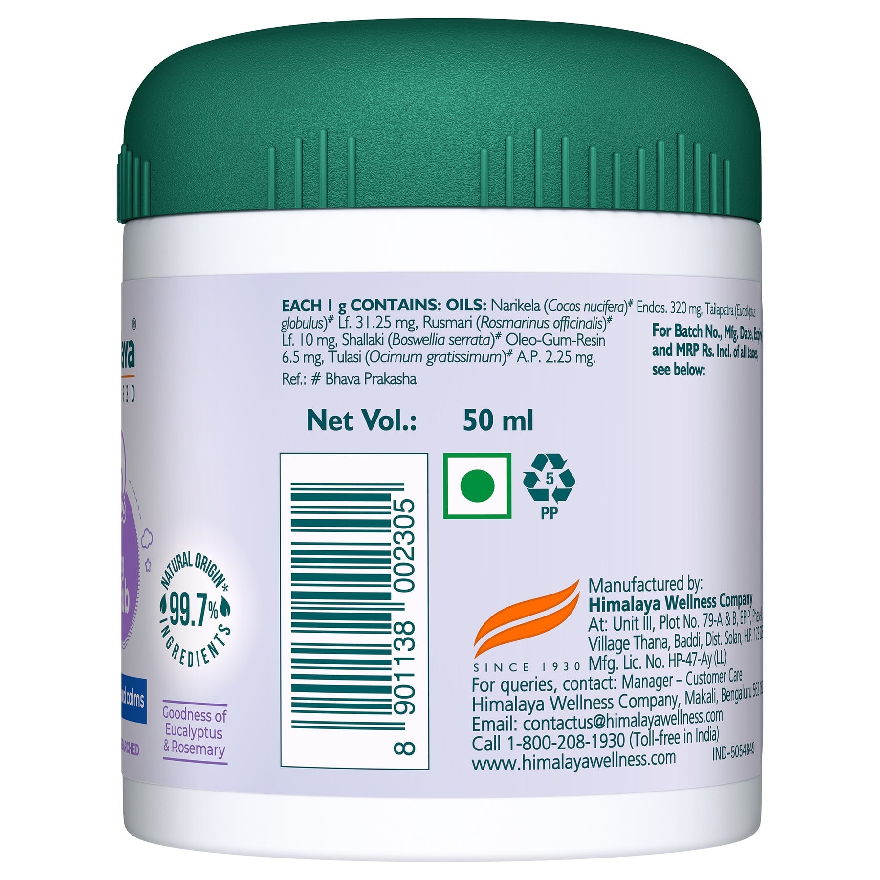 Himalaya Soothing Baby Rub, Gently Comforts & Calms | 50ml