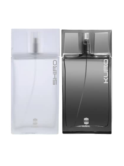 Ajmal Shiro & Kuro Eau De Parfum 90ml Each Pack Of 2 | For Men Perfect For Gifting