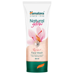 Himalaya Natural Glow Kesar Face Wash, Gently Removes Impurities, Nourishes Skin | 50ml