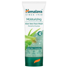 Himalaya Moisturizing Aloe Vera Face Wash, With Natural Vitamin E & Plant-Based Skin Conditioners | 100ml