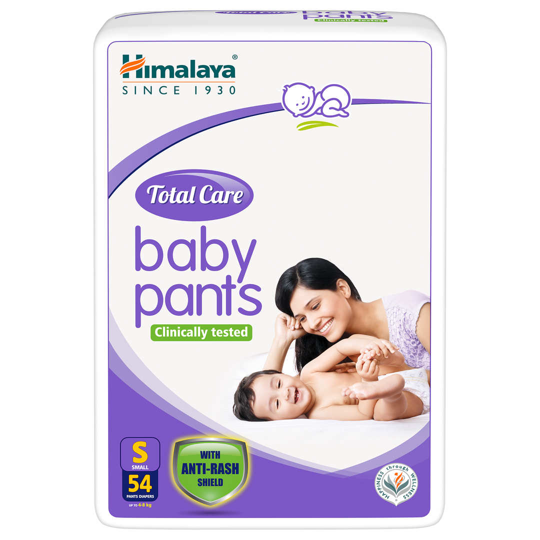 Himalaya Total Care Baby Pants | Small, Pack Of 54 Pants