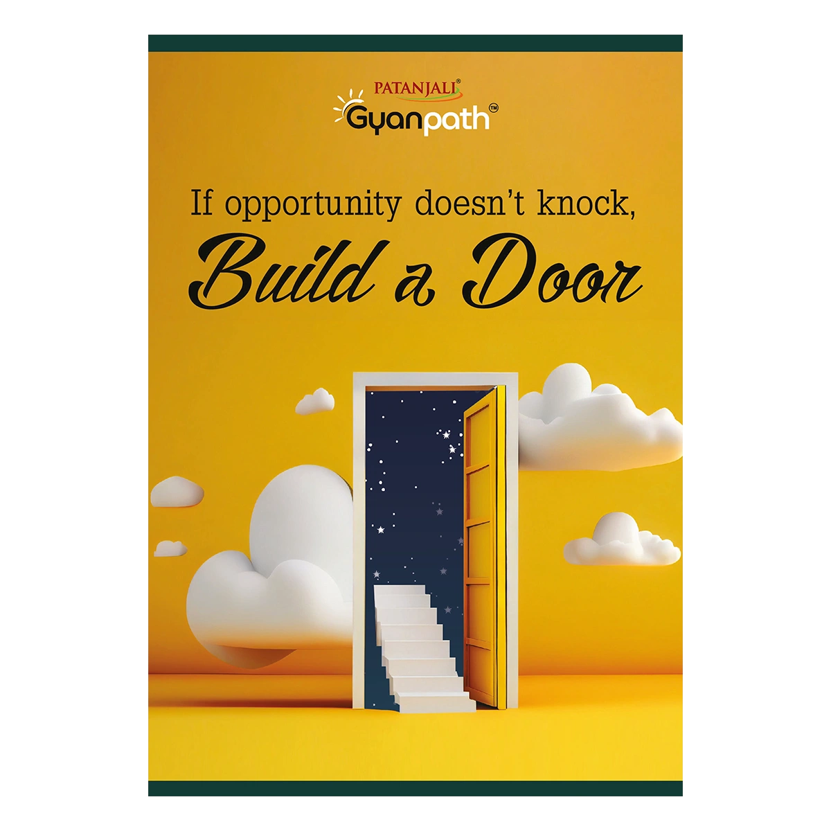 Patanjali A4 Gyanpath Notebook (29.7x21cm) Multi Design 172pages Unruled, Pack Of 1