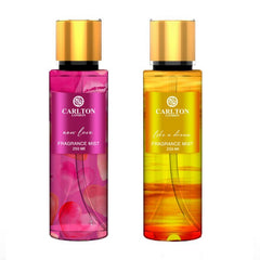 CARLTON LONDON PERFUME WOMEN NEW LOVE & LIKE A DREAM BODY MIST 250ML 8.4 FL.OZ. EACH COMBO OF 2