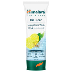 Himalaya Oil Clear Lemon Face Wash, Oil-Free Fresh Look For Up To 12 Hours | 100ml