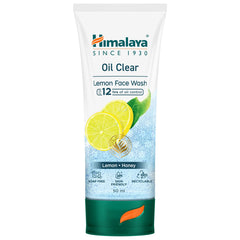 Himalaya Oil Clear Lemon Face Wash, Oil-Free Fresh Look For Up To 12 Hours | 50ml