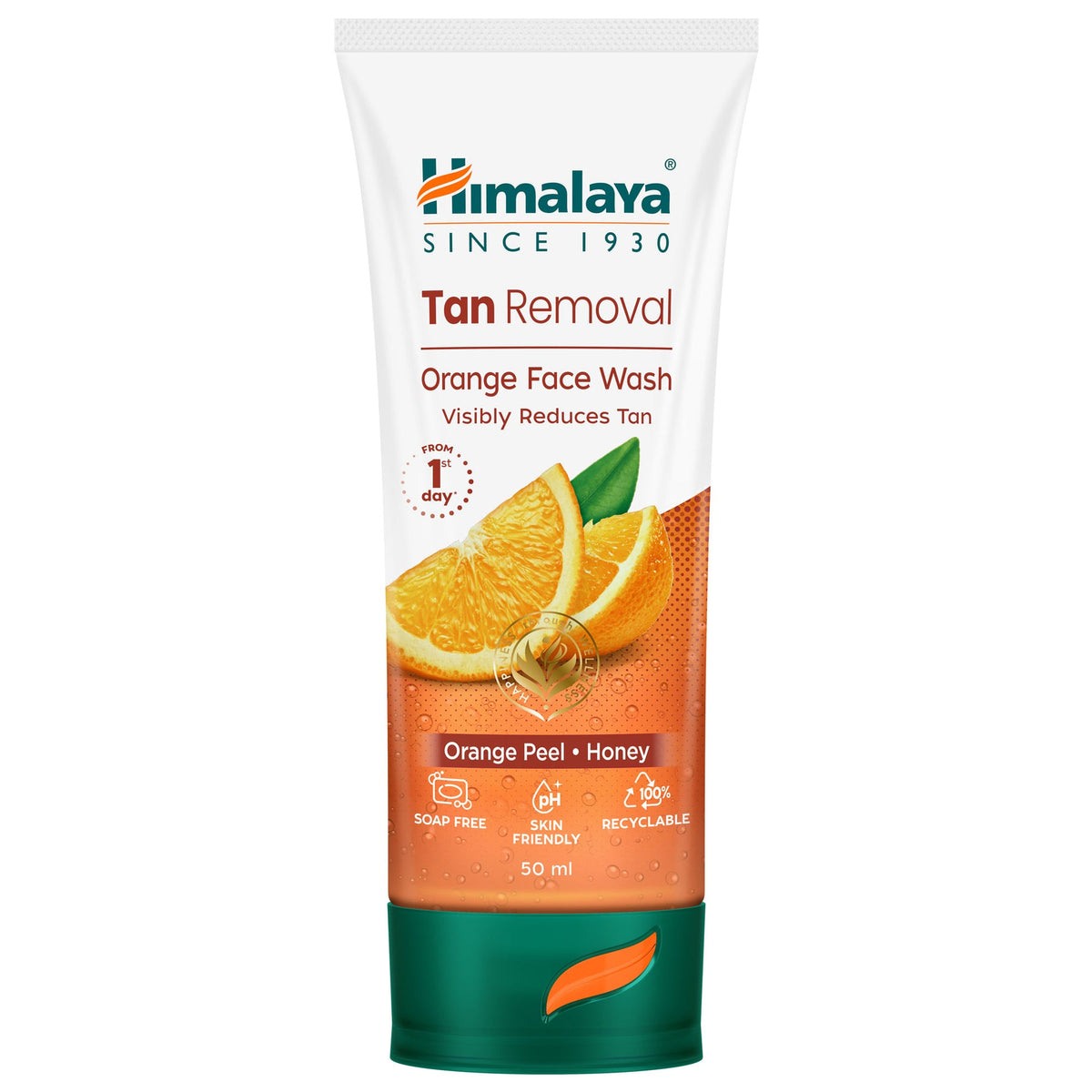 Himalaya Tan Removal Orange Face Wash, Visibly Reduces Tan & Helps Make Skin Smooth | 50ml