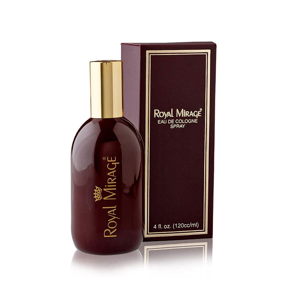 Royal Mirage Original Eau De Cologne Spray 120ml 4.0 Fl.oz. Unisex Fragrance | Long Lasting