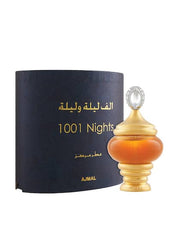 Ajmal 1001 Night Concentrated Perfume Oil 30ml 1.01 Fl.oz. Free From Alcohol | For Men & Women