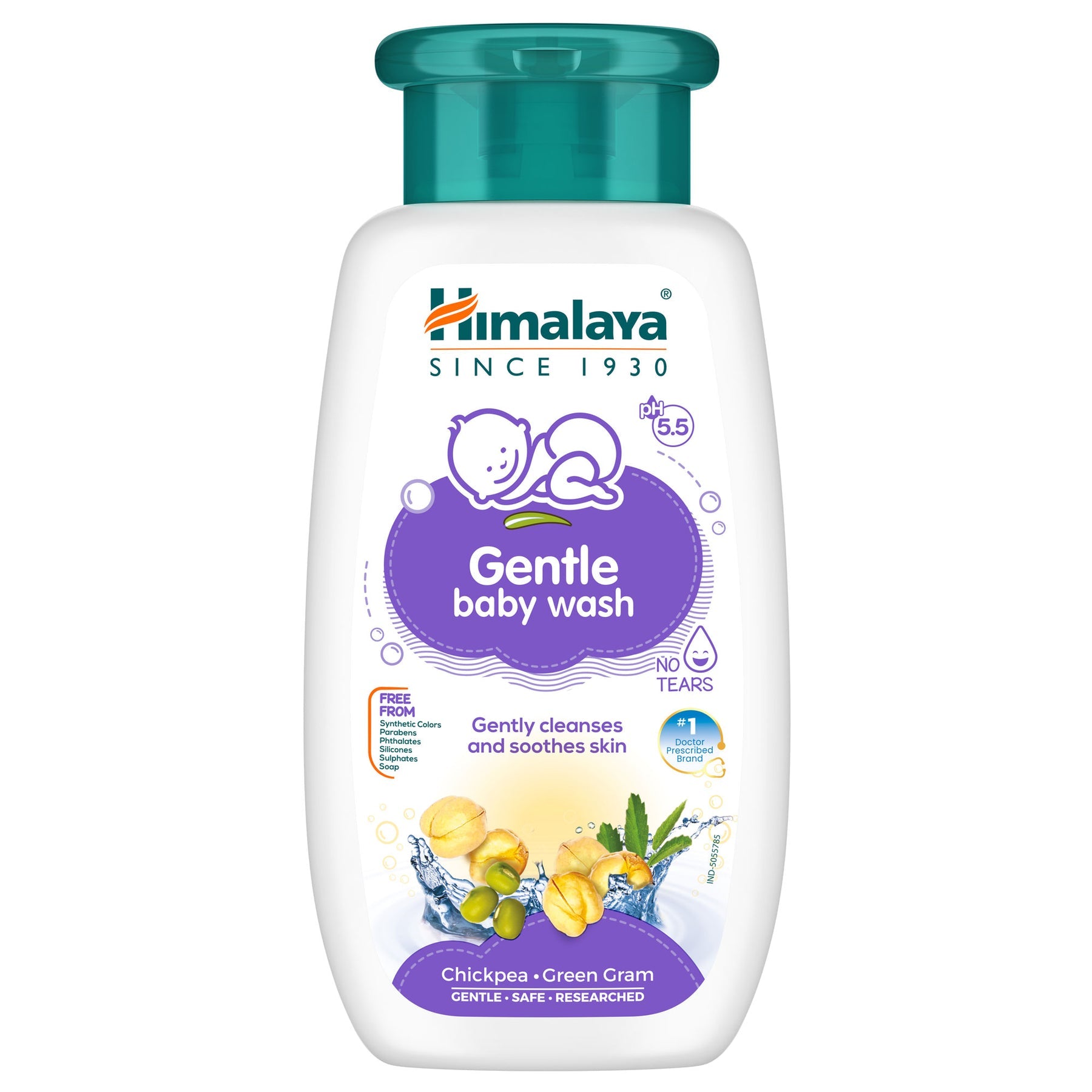 Himalaya Gentle Baby Wash, Gently Cleanses & Soothes Baby’s Skin | 100ml