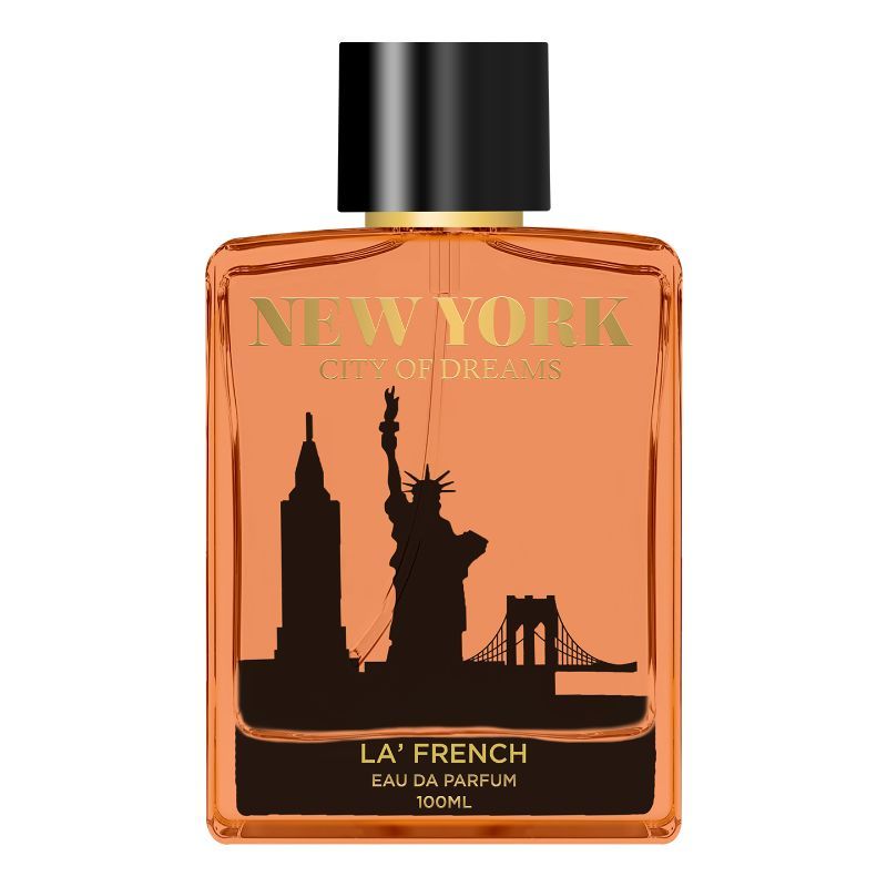 La French New York City Of Dream Eau De Parfum 100ml 3.4 Fl.oz. | Long Lasting & Unisex Fragrance