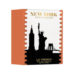 La French New York City Of Dream Eau De Parfum 100ml 3.4 Fl.oz. | Long Lasting & Unisex Fragrance