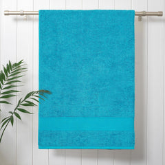 Prexa 100% Cotton Bath Towel 450 Gsm | Soft Bath Towel For Men & Women Ultra Absorbent Cotton Towel (Sky Blue)